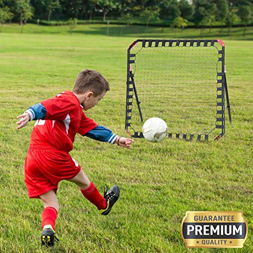 Net Playz Easy Playz Portable Soccer Rebounder, 4 Ft x 4 Ft, Easy Set