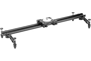 Sevenoak SK-LS60B Solid Aluminum Camera Track Slider with Precision Glided Mounting Platform - Black