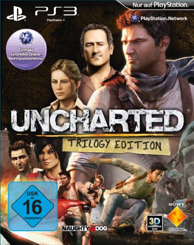 Uncharted Trilogie : Uncharted 1 + 2 + 3 [Import Allemand]