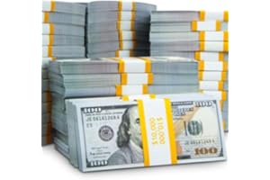 RIFENDA 300 pcs Movie Prop Money Play Money Number Learning Education Toys for Girls Boys, Develops Early Math Skills, Girls Boys Birthday