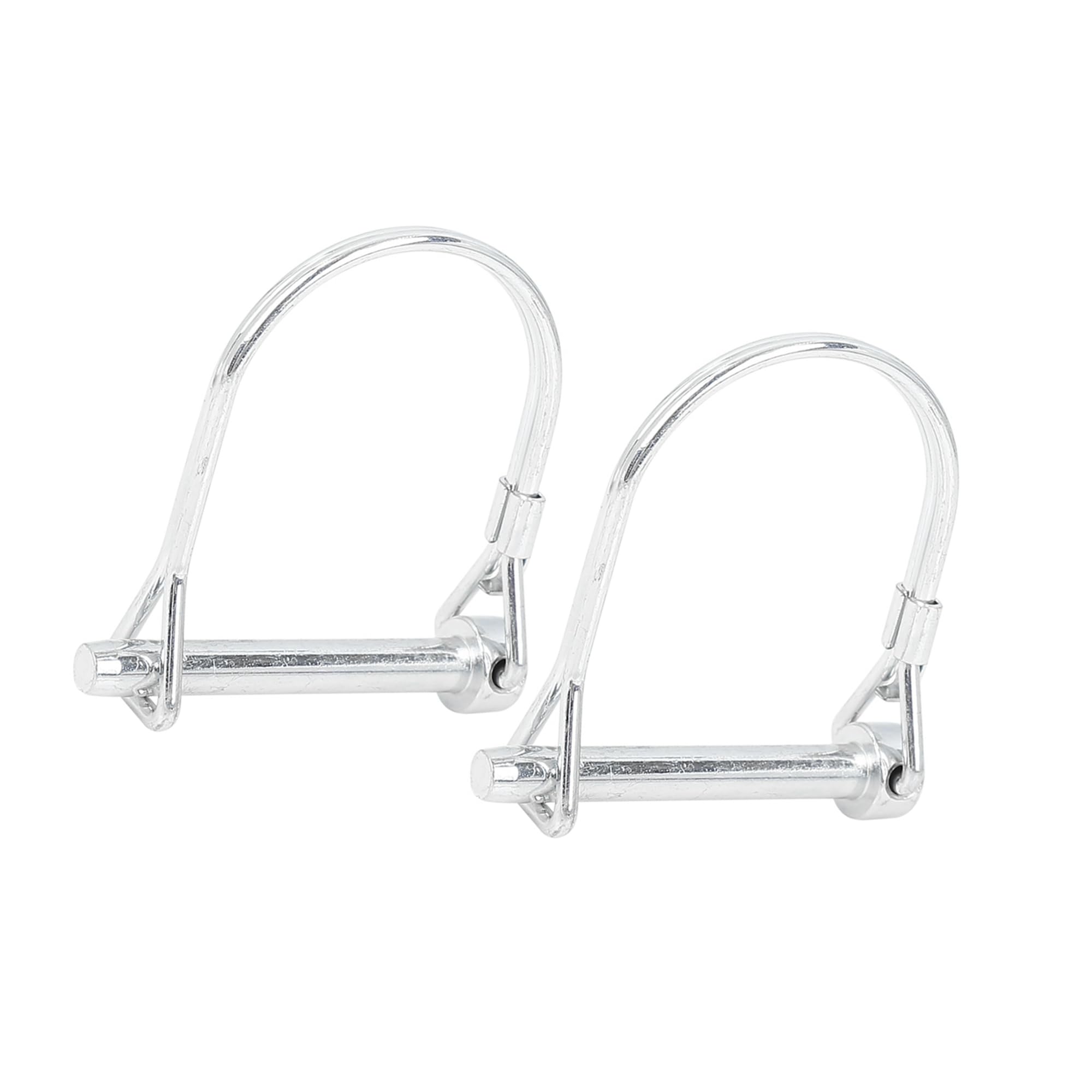Hihaha 2pcs Bicycle Arch D Shape Trailer Shaft Locking Pin Coupler Pin Durable Material