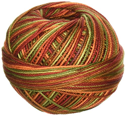 Handy Hands Lizbeth Egyptian Cotton Crochet, Tatting, Knitting Thread Size 3 (50 Grams 120 Yards) - HH03136, Autumn Spice