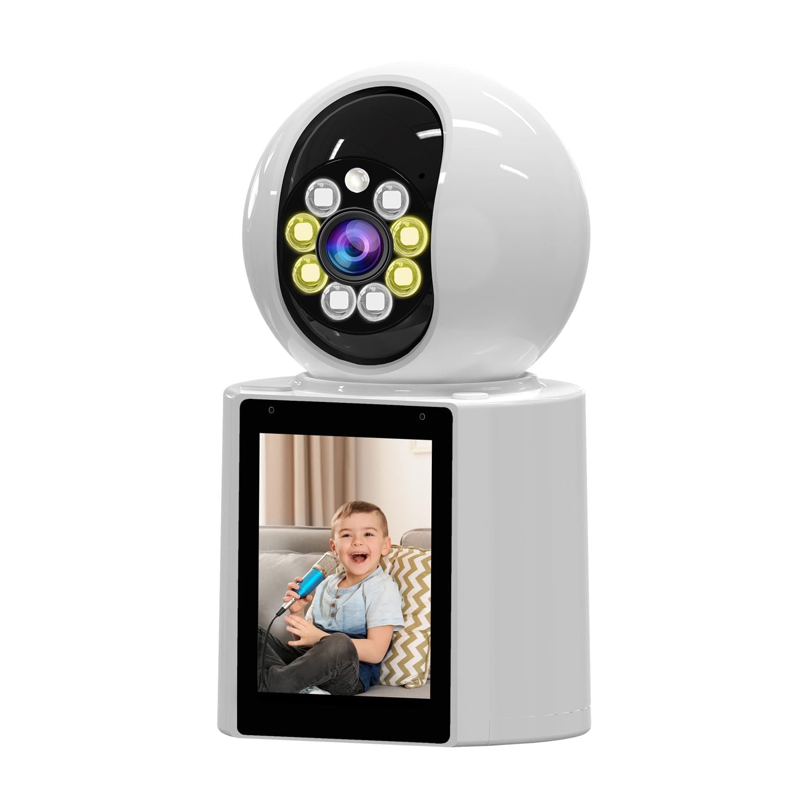 Photo 1 of SMMTINE 4K HD Home Indoor Security Cameras,Two-Way Video Camera,Pet Camera,360°Smart Security Camera,Motion Detection AlertPush,Baby/Elder/Nanny/Dog Camera with App Control,Night Vision