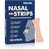 Nasal Strips, Nasal Strips for Snoring,Extra Strength Nose Strips for Breathing,Anti Snoring Strips,Truncated Nose Strips,Help Stop Snoring,Nasal Congestion Relief (100Count)