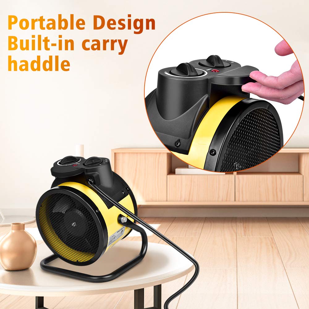 TRUSTECH Ceramic, Portable Space Adjustable Thermostat, 20 \ 750W