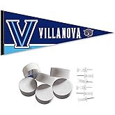 College Flags & Banners Co. Villanova Wildcats Pennant Flag and Wall Tack Mount Pads
