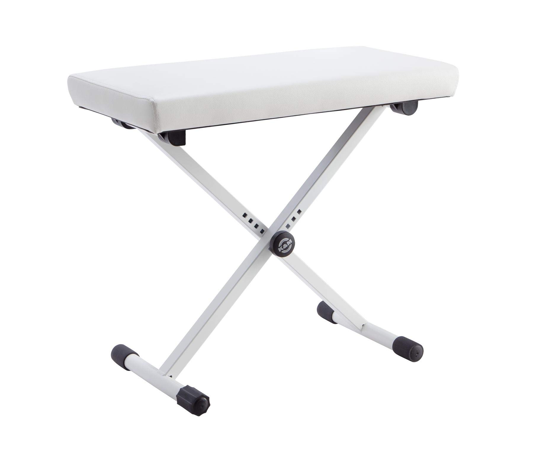 Konig & Meyer white keyboard bench - 14077W