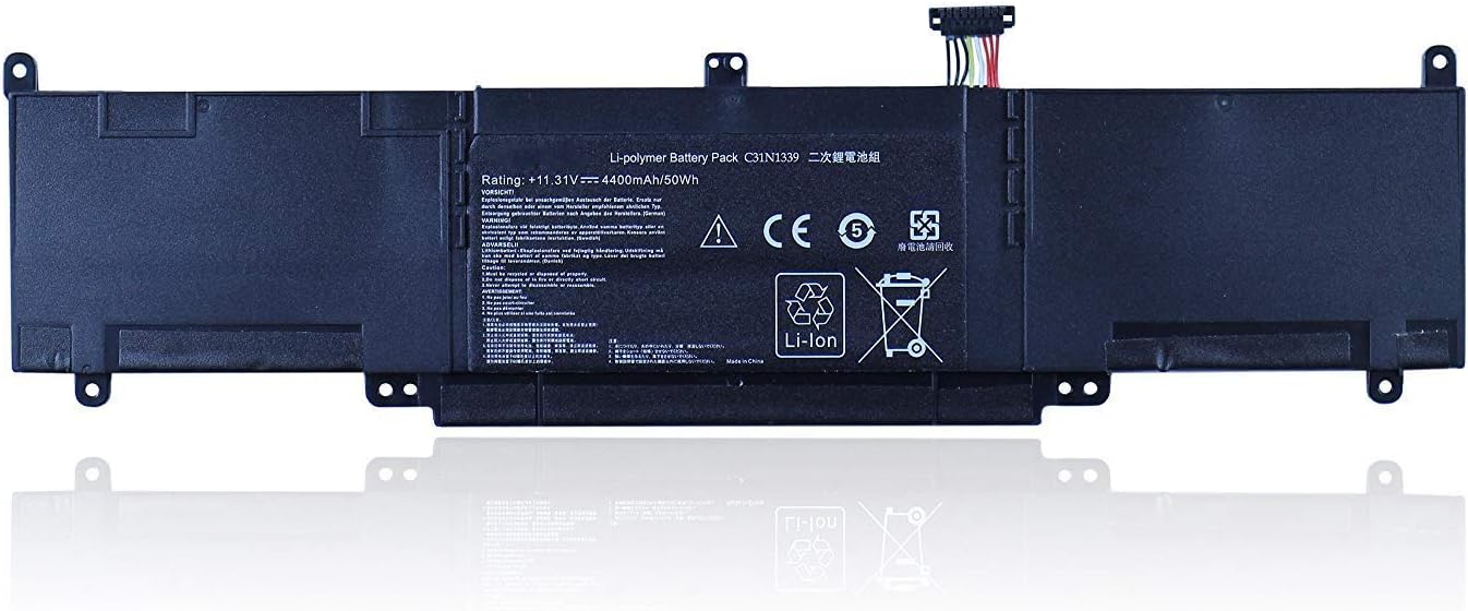 C31N1339 0B200-00930000 3ICP7/55/90 Laptop Battery Replacement for Asus ZenBook UX303UB UX303LN Q302L Q302LA Q302LG UX303 UX303L UX303LA UX303LN UX303LB UX303LNB UX303UA Q302LA-BHI3T09 (11.31V 50Wh) - Image 5