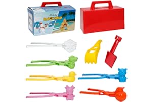 Holady Snow Brick Maker and Sand Castle Mold,Beach and Snow Toys Kits for Kids,Outdoor Winter and Summer Fun Set Toys
