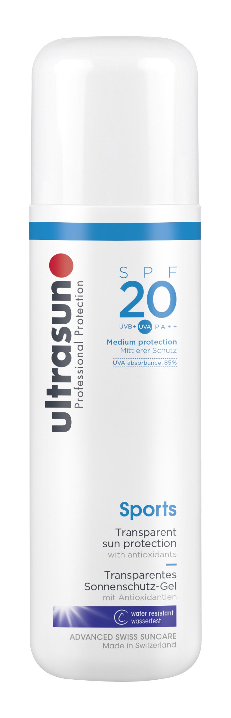 Ultrasun Sports Gel SPF20 200ml