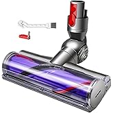 Upgrade Quick-Release Vacuum Direct Drive Head Replacement for Dyson V7 V8 V10 V11 V15，Suitable for Hardwood Floor Carpets Attachment SV10 SV11 SV12 SV14 Replacement Part Electric Head Roller Brush