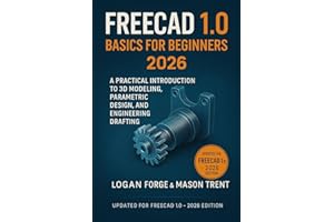 FreeCAD 1.0 Basics for Beginners 2026 : A Practical Introduction to 3D Modeling, Parametric Design, and Engineering Drafting 