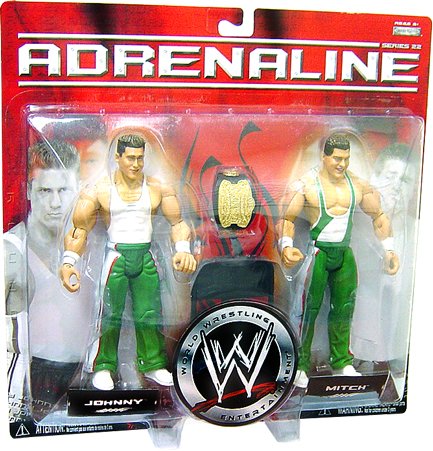 WWE Jakks Pacific Wrestling Adrenaline Series 22 Action Figure 2Pack Johnny Mitch The Spirit Squad