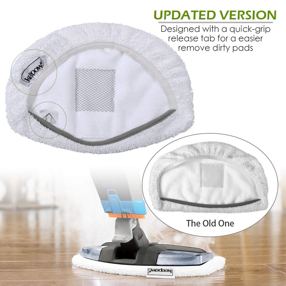 KEEPOW 6 Pack Washable Steam Mop Pads Replacement for Bissell Powerfresh 1940 eBay