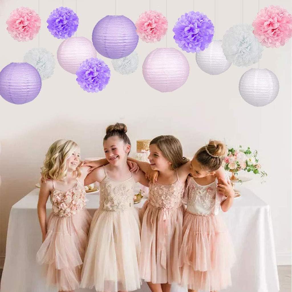 Voxloud Com Xlgx Decoration De Douche De Bebe 15pcs Partie Decoration Kit Papier De Soie Pom Pom Honeycomb Ball Pour Douche Nuptiale Birthday Party Decorations E Loisirs Creatifs Decorations