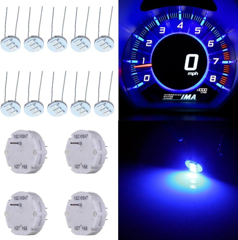 Gauge Cluster X27 168 Stepper Motor Repair Kit for All 03-06 Chevy Silverados, Tahoes, Yukons, Suburbans(4 Motors,10 Mimi Light Bulb)