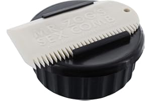 Sex Wax Container Black/White with Wax Comb