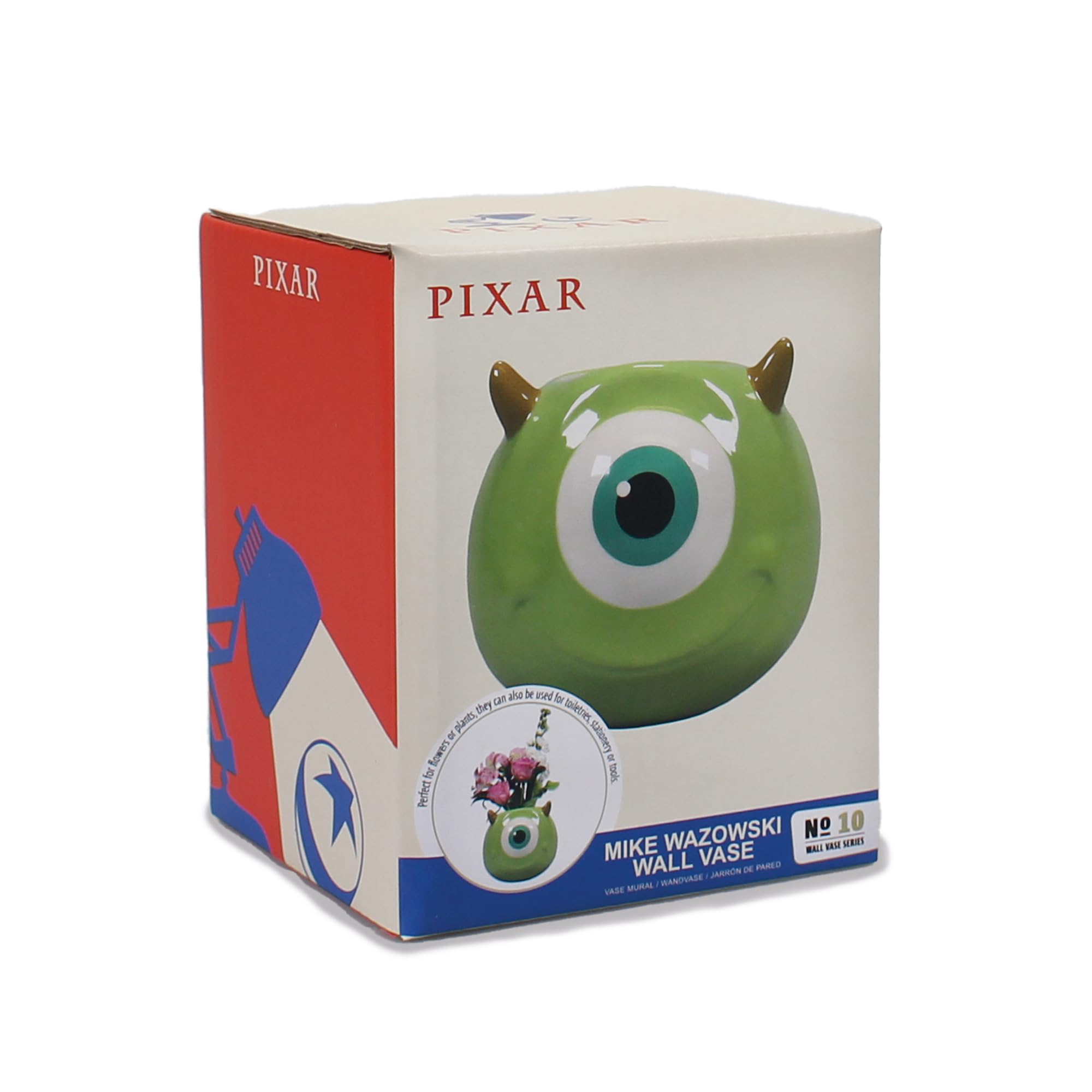 Pixar - Collectable - Vases - Monsters, Inc. Shaped Wall Vase - Mike Wazowski