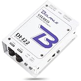 Bolanle J22 Direct Active Stereo DI Box, 48V/9V/USB Power Dual Channel | Three power options: 48V phantom from a mixer, 9V battery, or 5V USB from any power bank or adapter