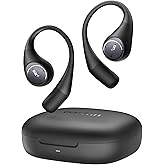 EarFun OpenJump Open Ear Headphones, Wireless Earbuds with Ergonomic Earhook, Hi-Res Sound, LDAC, 4 Mics ENC Call, 42H Playtime, Multipoint Connection, IPX7 Waterproof, Snug Fit for Workout, Running