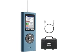 AEGTEST 8035 DC Gauss Meter, Telescopic Hall Sensor, Rechargeable Tesla Meter 0–2500 mT, Magnetometer with Data Logging and Alarm, Magnetic Field Strength Meter, ±5% General Accuracy for Daily Use