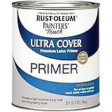 Rust-Oleum, Flat Gray Primer 1980502 Painters Touch Quart Latex