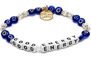 Little Words Project Original and Friendship Bracelet, Made with Colorful Beads and Plated Brass Hardware, Handcrafted Design & Positive Message