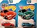 HONDA CIVIC Hot Wheels - 2014 HW City - Night Burnerz - Set of 2: Teal & Red 1990 Honda Civic EF 1:64 Scale Collectible Die Cast Metal Toy Car Model #30/250