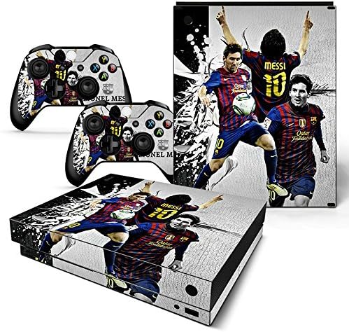 FriendlyTomato Xbox One X Console and Wireless Controller Skin Set - FCB 10 - XboxOne X XOX Sticker Vinyl