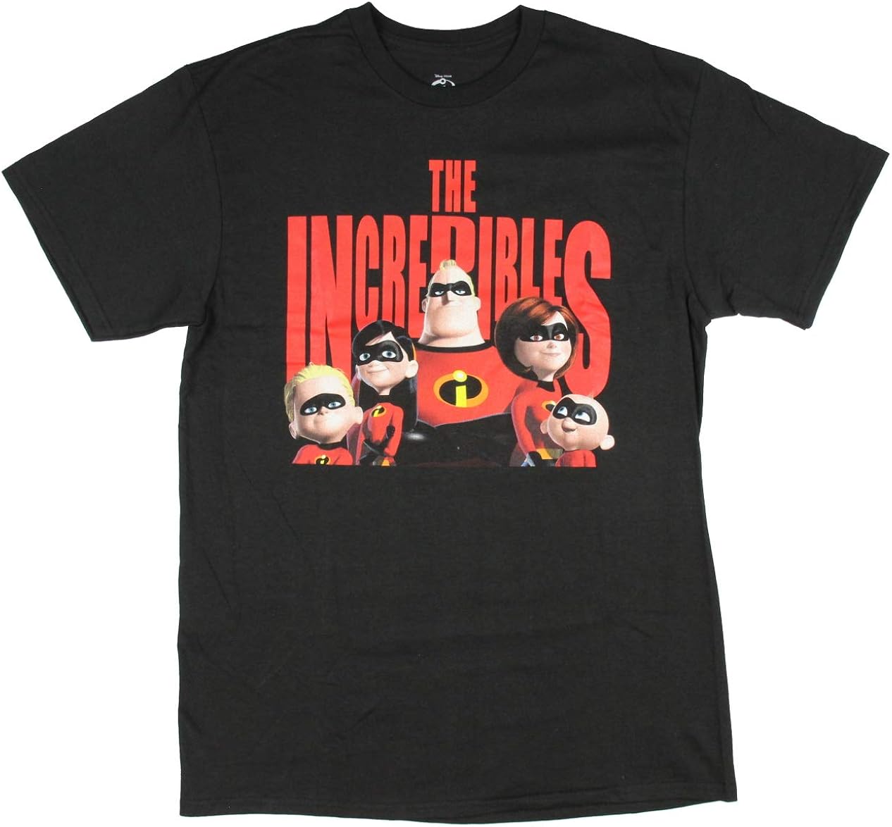 Disney The Incredibles Family Portrait Graphic Logo Men's T-Shirt