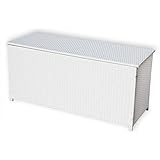 Cassapanca Koll Living 570 Litri - Impermeabile, Effetto Legno, Con Cuscino E Molle A Gas