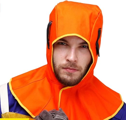 welding cap with neck protection