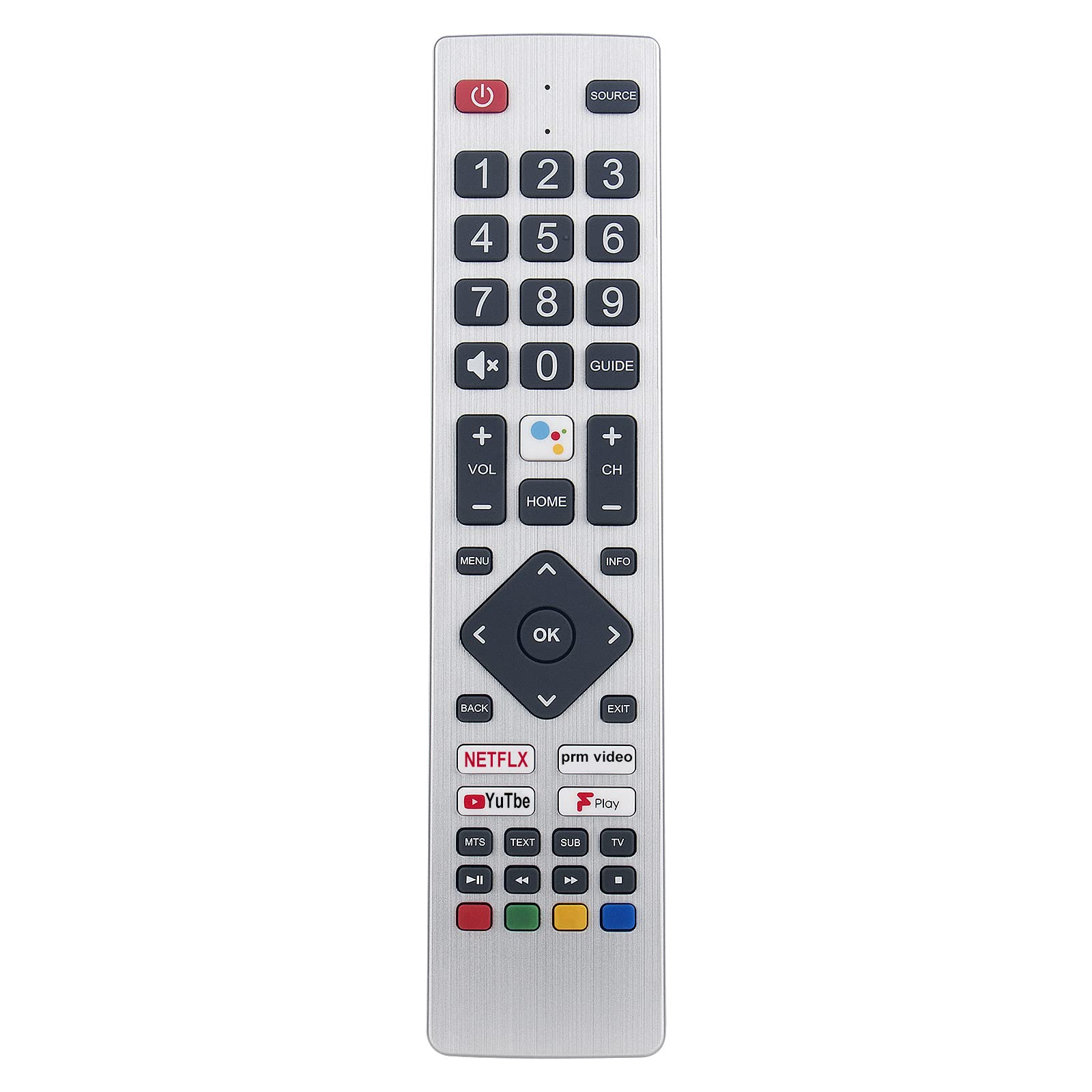 Replacement Remote Control Fit for TECHNIKA Smart TV 24A23B-HD