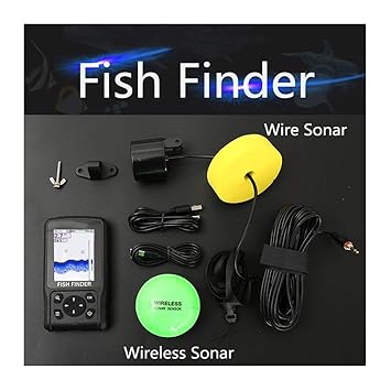 YJPDPTYQ Detector de Peces Inteligente Sonar Tres en uno ...