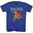 Masters of The Universe TV Series He-Man Rides Into Battle Adult T-Shirt Tee