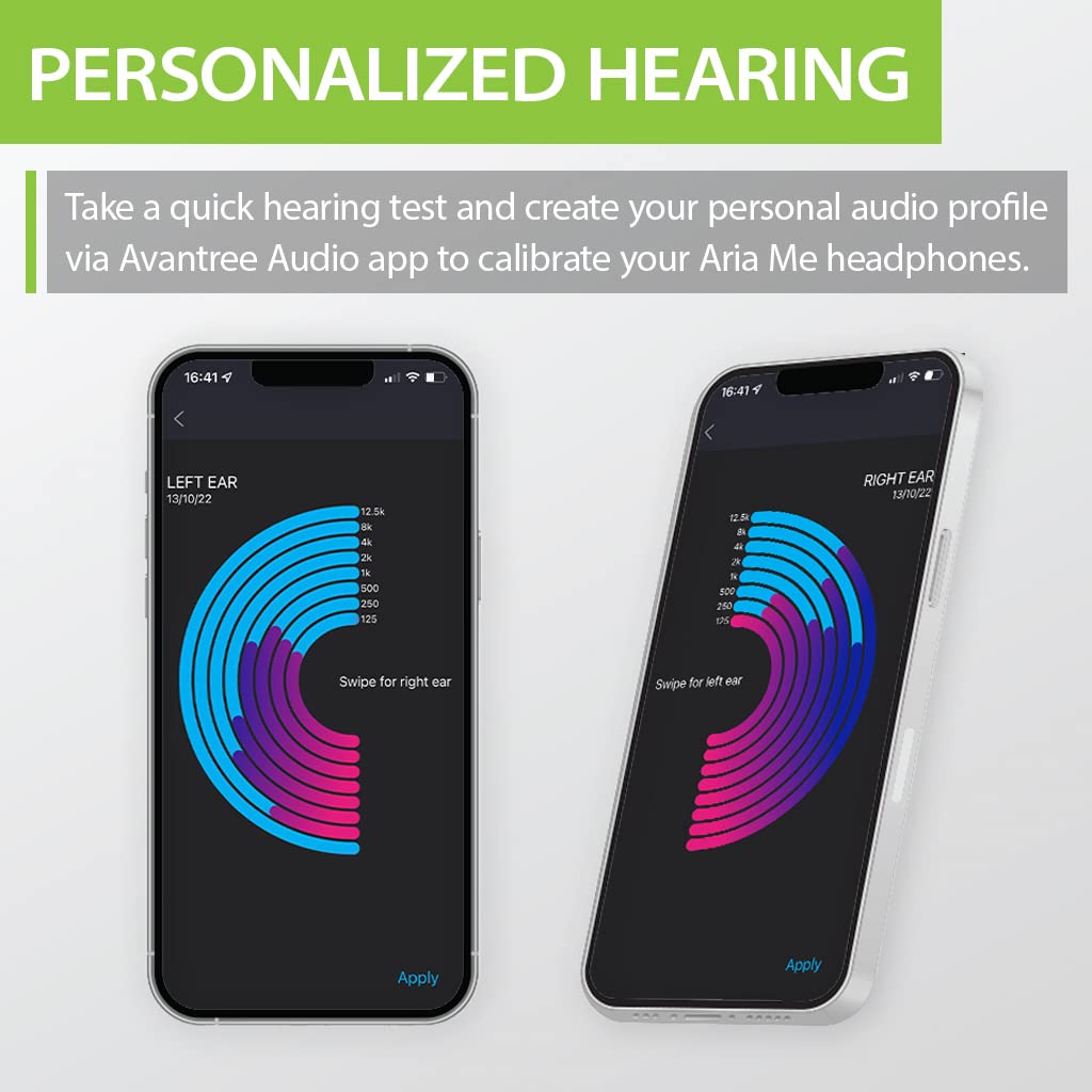 Avantree Oasis Plus & Aria Me: aptX Low Latency & HD Bluetooth Transmitter for TV & Wireless Headphones Personalized Sound w/App, Noise Cancelling, Charging Stand, aptX HD Low Latency