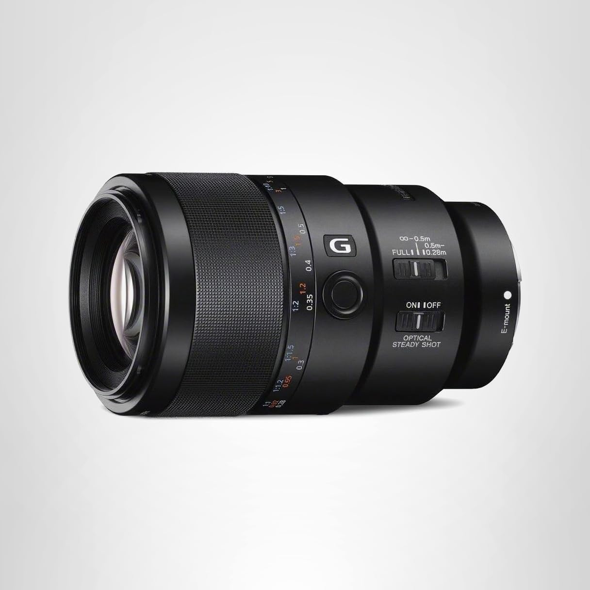 Sony SEL90M28G FE 90mm f/2.8-22 Macro G OSS Standard-Prime Lens for Mirrorless Cameras,Black