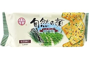 Chung Hsiang Green Onion Soda Cracker 4.94oz, 2 Pack (Laver)