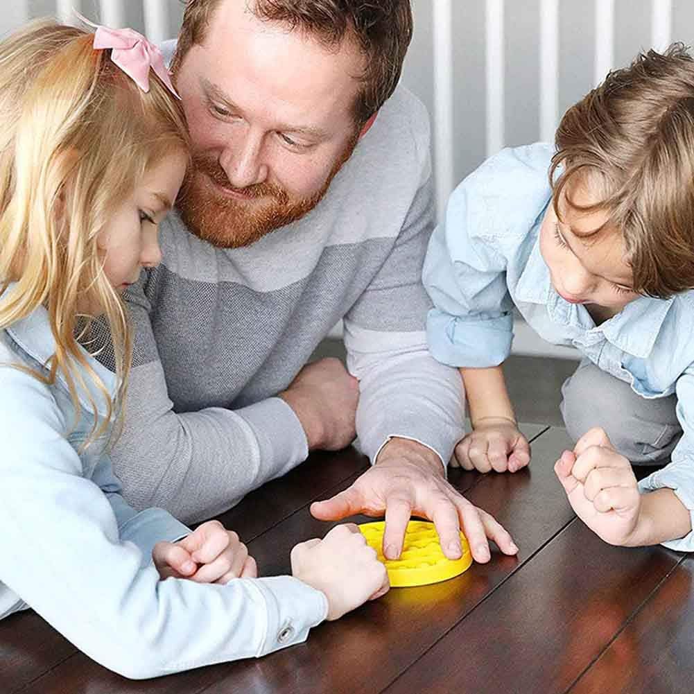 Push pop pop Bubble Sensory Fidget Toy - Autism Special Needs Stress Reliever Silicone Stress Reliever Toy,Squeeze Sensory Toy (Green+Yellow): Office Products