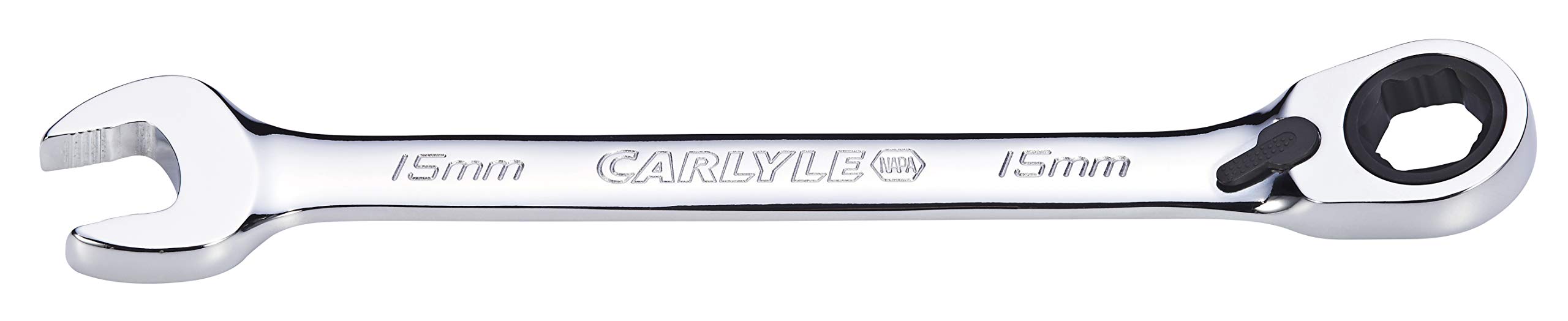 Carlyle Hand Tools Spanner - Reversible Ratcheting - Metric - 15 mm