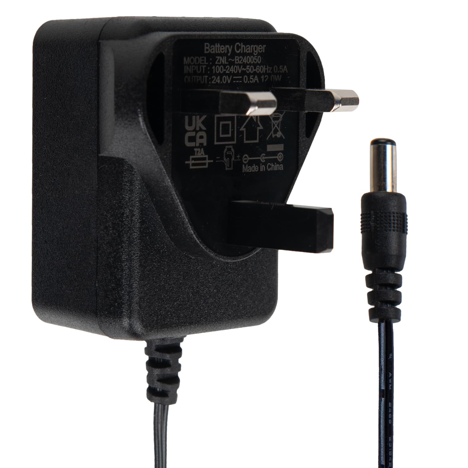 24V Battery Charger for Kids Electric Ride on Toys, 24 Volt Charger for Childs Electric Car for SUV Motorcycle ATV Ride-Ons Accessories