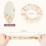 Lolalet Satin Scrunchies 8 Pack Hair Ties Soft Elastic Ponytail Holders Style A view 4