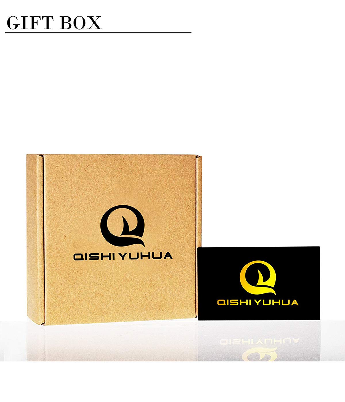 QISHI YUHUA Belt Men\'s Leather Ratchet Belt (Suitable for 20\