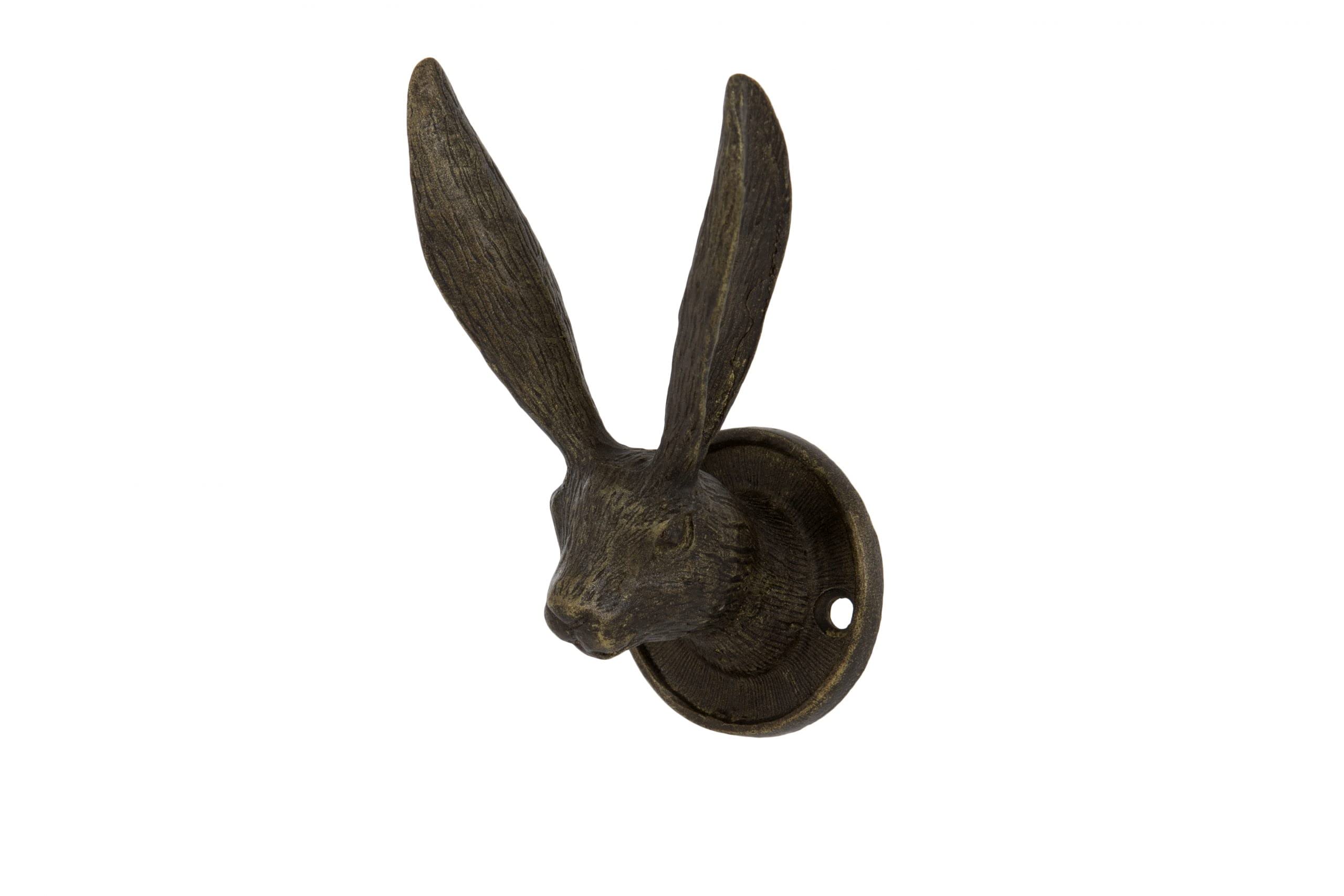 Inspirational Gifting Bronze Hare Wall Hooks Set of 4