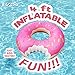 ZOND 2 Piece Set of Gigantic 4ft Donut Pool Floats Chocolate and Strawberry with Sprinkles, Made with Extra Durable Vinyl