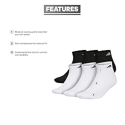 Athletic Cushioned Low Cut Socks with arch