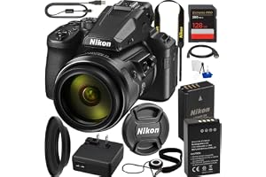 Nikon COOLPIX P950 Digital Camera with Accessory Bundle: SanDisk 128GB Extreme Pro SDXC Memory Card, Extended Life Replacement Battery (1500mAh) & More (11pc Bundle)