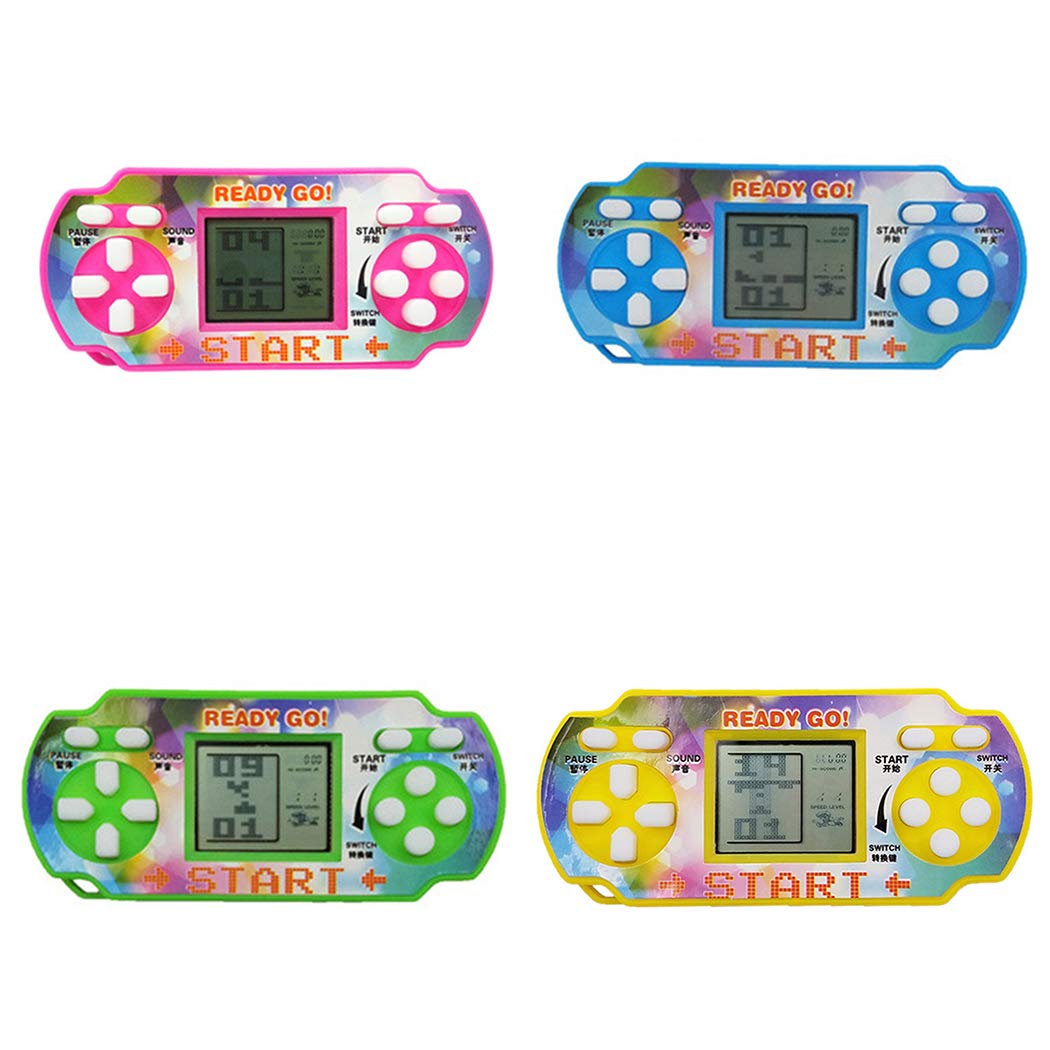 IEnkidu Mini Handheld Game For Tetris Racing Car Puzzle Game Kids Toy