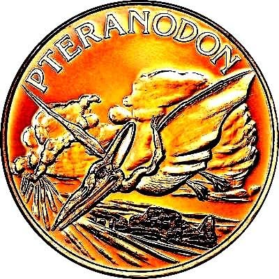 kwg77 T.REX MONSTER copper bullion coin collector coin SET 4 x 1oz, TYRANNOSAURUS REX / DINOSAUR VELOCIRAPTOR (raptor)