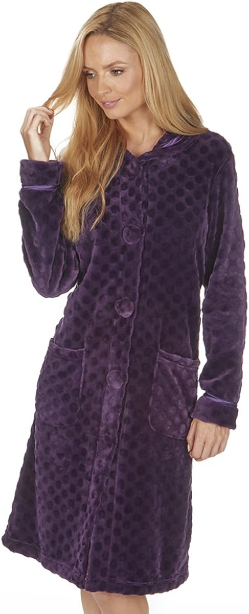 long sleeve fleece nightdress